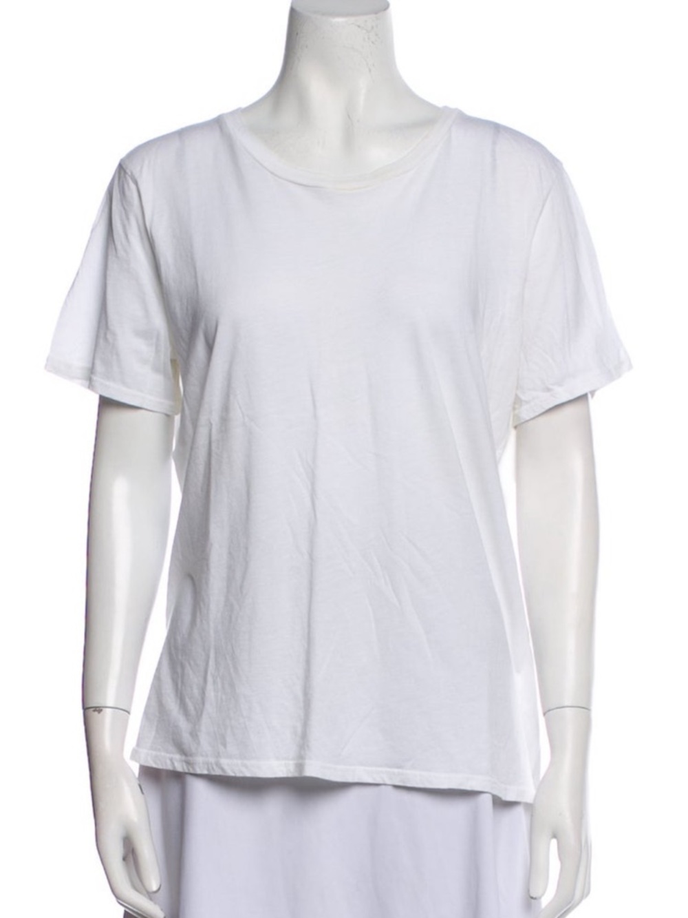 Nili Lotan White Short Sleeve Crewneck Tee